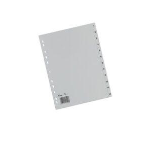 Separatori Intercalari Iternet 1-12 Plastica Grigio | 7090