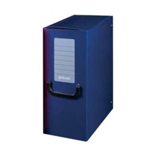 Scatola Archivio Resisto Blu | 25x35cm Dorso 20cm | Maniglia