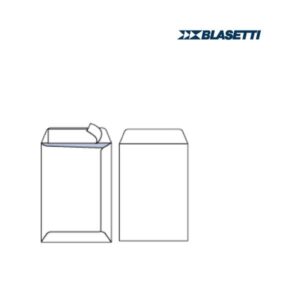 25 Buste a Sacco Bianche Blasetti | 16x23cm | 80gr | Autoadesive
