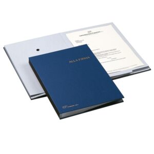 Libro Firma Cartotecnica Fraschini Blu 24x34cm | 18 Intercalari | 618A-BLU