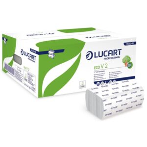 Asciugamani Piegati a V Lucart | 190 Fogli| 863046