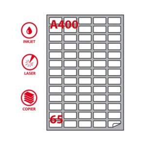 Etichette A4 Apptac AA0400 | 38,1x21,2mm | 100 Fogli