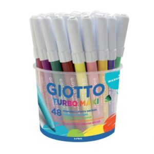 48 Pennarelli Giotto Turbo Maxi Schoolpack | Punta Grossa 5mm
