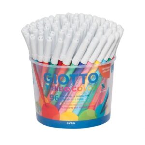 96 Pennarelli Giotto Turbo Color Schoolpack | Punta 2,8mm | Lavabili