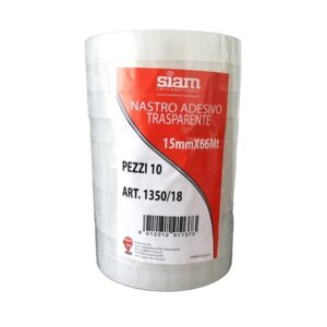 Nastro Adesivo Trasparente Siam | 15mm x 66mt | 1350/18