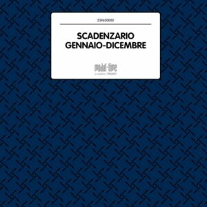 Scadenzario spiralato Gennaio/Dicembre
